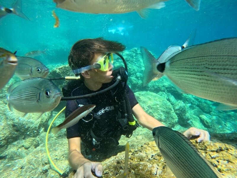 Marmaris Kıyılarında Bir Günlük Su Altı… İlk Deneyim İçin Uygun