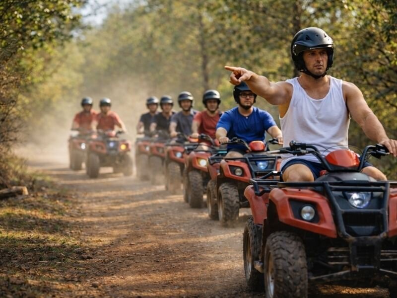 Kısa Eğitim, Konvoy Sürüş… ATV İlk Kez Olsa Da Akıcı